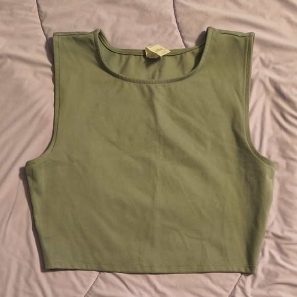 Yogalicious Tops - Yogalicious Pure Cloud Nikki Muscle Tank Crop